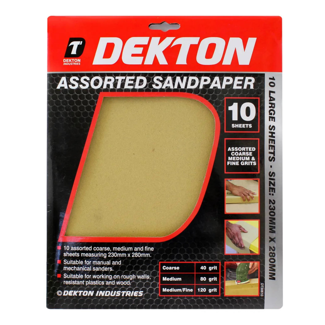 DEKTON Assorted Sandpaper