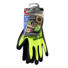 Load image into Gallery viewer, DEKTON Size 10/XL Premium Ultimate Comfort Latex Foam Working Gloves
