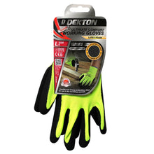 Load image into Gallery viewer, DEKTON Size 9/L Premium Ultimate Comfort Latex Foam Working Gloves
