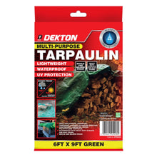 Load image into Gallery viewer, DEKTON Tarpaulin 6ft x 9ft 65 GSM - Green
