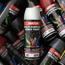 Load image into Gallery viewer, DEKTON 400ml Spray Paint White Gloss
