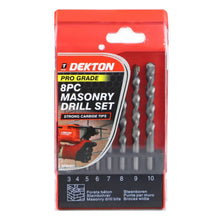 Load image into Gallery viewer, DEKTON 8PC Pro Masonry Drill Set 3-10mm

