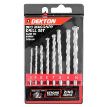 Load image into Gallery viewer, DEKTON 8PC Masonry Drill Set 3-10mm
