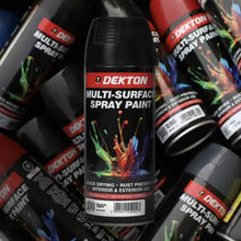 Load image into Gallery viewer, DEKTON 400ml Spray Paint Black/Grey
