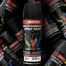 Load image into Gallery viewer, DEKTON 400ml Spray Paint Black Matt
