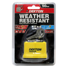 Load image into Gallery viewer, DEKTON 50mm Weather Resistant Steel Laminated Padlock
