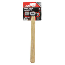Load image into Gallery viewer, DEKTON 8oz Ball Pein Hammer Wooden Handle
