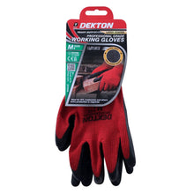 Load image into Gallery viewer, DEKTON Size 8/M Heavy Duty Professional Grade Latex Coated Working Gloves
