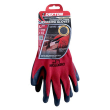 Load image into Gallery viewer, DEKTON Size 9/L Heavy Duty Professional Grade Latex Coated Working Gloves
